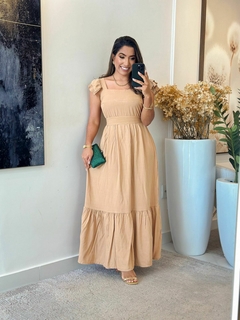 Imagem do 821 - Vestido viscolinho | alça babado