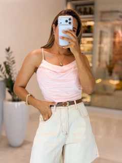 696 - Cropped poliamida | alça