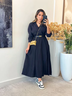 086 - Saia Rodada | Linho na internet