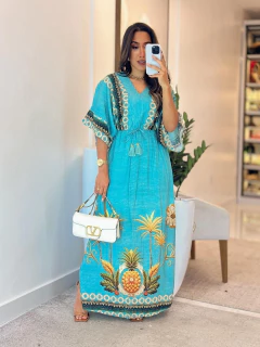 1046 - Vestido Viscolinho | Inspiração Farm - comprar online