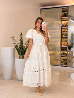 610 - Vestido Musseline | Manga Princesa na internet