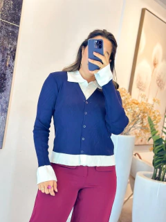 998 - Blusa tricô | Gola Polo na internet