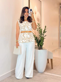 Imagem do 263 - Macacão Alfaiataria | Detalhe em bordado