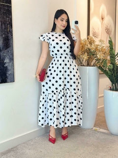 Imagem do 971 - Vestido viscolinho | quatro babados