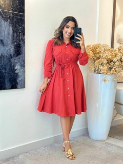 602 - Vestido chamise Boa Forma | viscolinho - comprar online