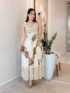 976 - Vestido Viscolinho | Acompanha cinto na internet