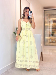 974 - Vestido linho | Indiano - comprar online