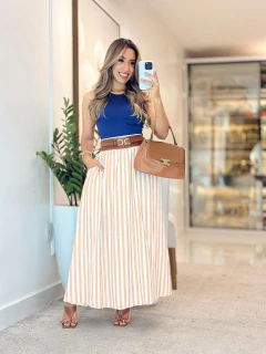 309 - Saia Viscolinho | Com Bolso - loja online