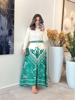 164 - Saia viscolinho | INSPIRAÇÃO FARM - comprar online