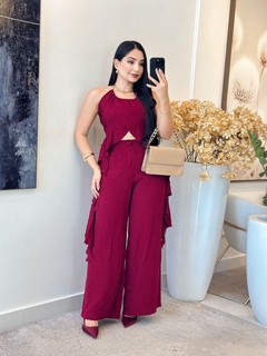 600 - Conjunto Viscolinho | Cropt pontas - Loja Boa Forma