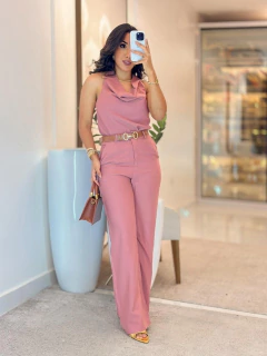 406 - Conjunto Linho | Detalha na gola