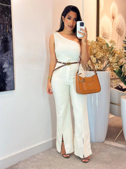 253 - Conjunto Algodão | Cropped - comprar online