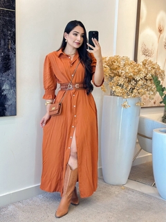Imagem do 1123 - Vestido Viscolinho | Manga longa