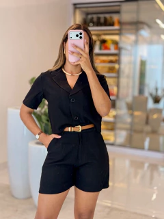 Imagem do 546 - Conjunto linho | blusa dois botões