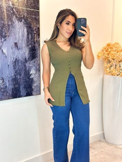 182 - Bata tricô | botões - comprar online