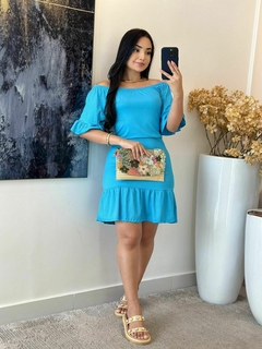 1032 - Vestido canelado | ciganinha - comprar online