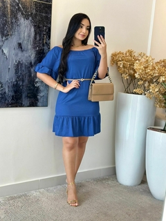 1032 - Vestido canelado | ciganinha