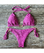 Biquíni Cortininha Organic Texturizado Fucsia na internet