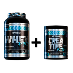 1 Whey Pro 1kg + 1 Creatine Ready 300g.- NUTRILAB