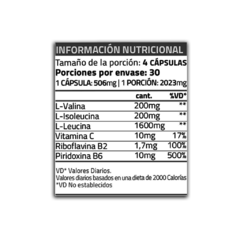 BCAA 2000 120caps.- StarNutrition - comprar online