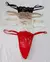 Colaless Hilo Dental - Con puntilla delantera - Tiras Regulables - Algodón con Lycra - Pack x6