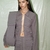 CAMISA TOP 01 - GRIS RAYADA - PRE ORDER