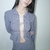 CAMISA TOP 01 - GRIS RAYADA - PRE ORDER - comprar online