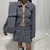 CAMISA TOP 01 - GRIS RAYADA - PRE ORDER - STUDIO PRATI