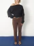 PANTALON CALZA - MARRON - comprar online
