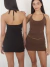 MICRO POLLERA CON CALZA - MARRON - buy online