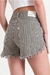 Short grey rayado - tienda online