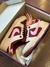 Dunk low importada beige y bordo - AURA SHOES