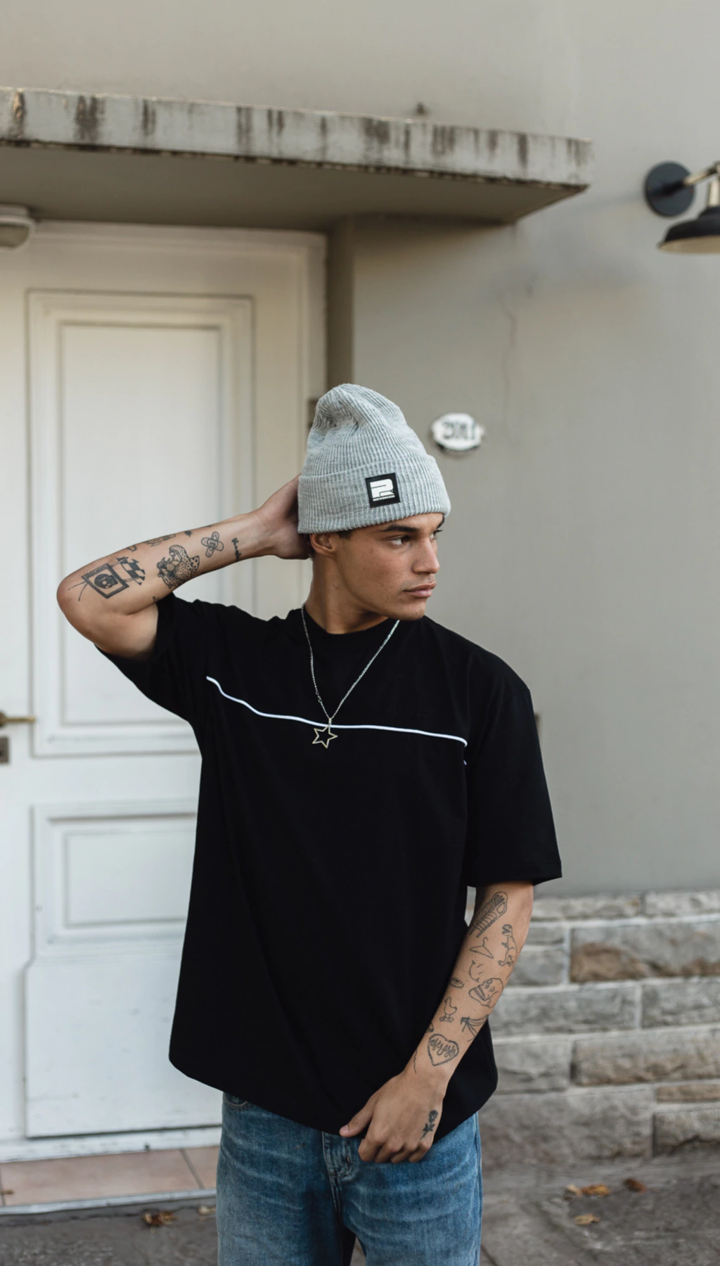 GORRO GRIS