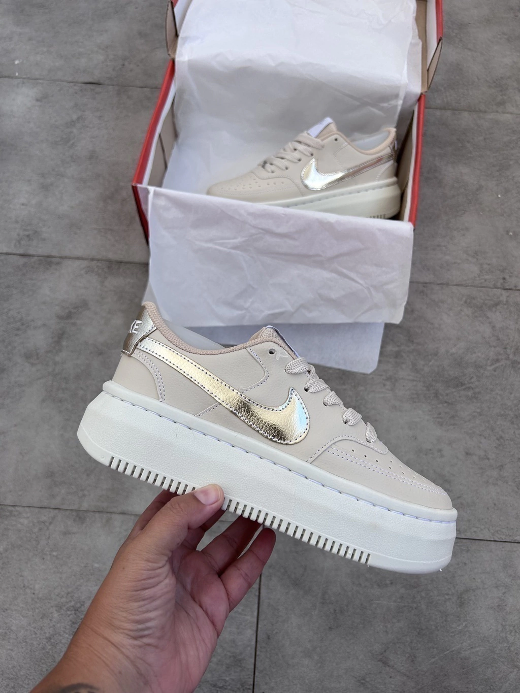 Nike Court Vision "Rose / Dourado"