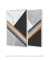 Conjunto 2 Quadros Decorativos - Abstrato Geométrico Iminente Noir - loja online