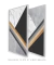 Conjunto 2 Quadros Decorativos - Abstrato Geométrico Iminente Noir - comprar online