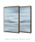 Imagem do Conjunto 2 Quadros Decorativos - Abstrato Lua Diurna