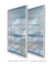 Conjunto 2 Quadros Decorativos - Abstrato Lua Diurna na internet