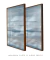 Conjunto 2 Quadros Decorativos - Abstrato Lua Diurna