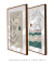 Conjunto 2 Quadros Decorativos Abstratos - Simpleza II, Partilhar B