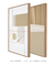 Imagem do Conjunto 2 Quadros Decorativos - Afinidade Neutra II e Ripado Classic I B