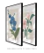Conjunto 2 Quadros Decorativos - Flor Orquídea Confiar, Magnólia Gratificar