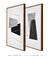 Conjunto 2 Quadros Decorativos - Geométrico Cimentizze, Cimentizze Black R - Larissa Ferreira Art Quadros