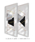 Conjunto 2 Quadros Decorativos Geométricos - Cimentizze Gold, Cimentizze Triangulares - Larissa Ferreira Art Quadros