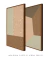 Conjunto 2 Quadros Decorativos - Gran Adobe e Minimal Adobe - loja online