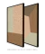 Conjunto 2 Quadros Decorativos - Gran Adobe e Minimal Adobe