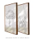 Conjunto 2 Quadros Decorativos - One Line Família Fé, Figueira - comprar online