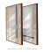Conjunto 2 Quadros Decorativos - Transcendência Concreta - loja online