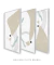 Conjunto 3 Quadros Decorativos - Abstrato Peculiar Neutro - comprar online