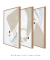 Conjunto 3 Quadros Decorativos - Abstrato Peculiar Neutro - loja online
